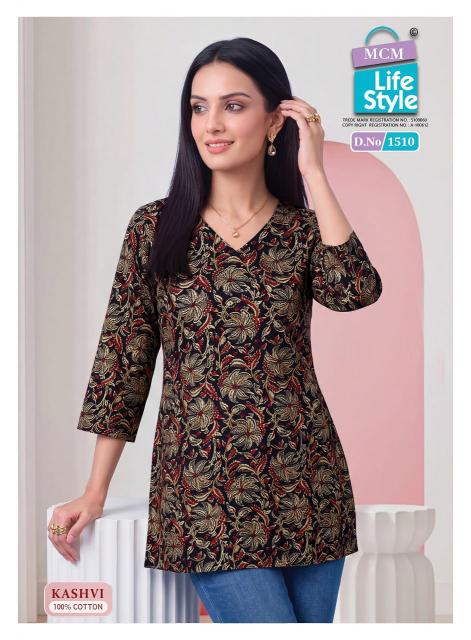 MCM kashvi vol-15 short top kurtis wholesaler